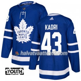 Lasten NHL Toronto Maple Leafs Pelipaita Nazem Kadri 43 Adidas 2017-2018 Sininen Authentic